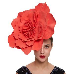 3194 Large Flower Fascinators For Girls Women Tea Party Cocktail Headwear